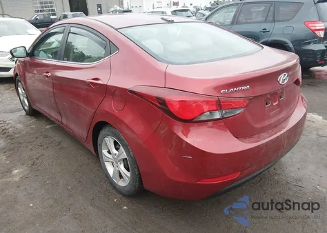 2016 Hyundai Elantra Value Edition из США, поврежденный, VIN 5NPDH4AE5GH733458